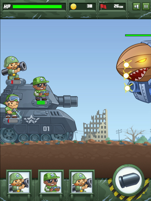Verteidige den Panzer